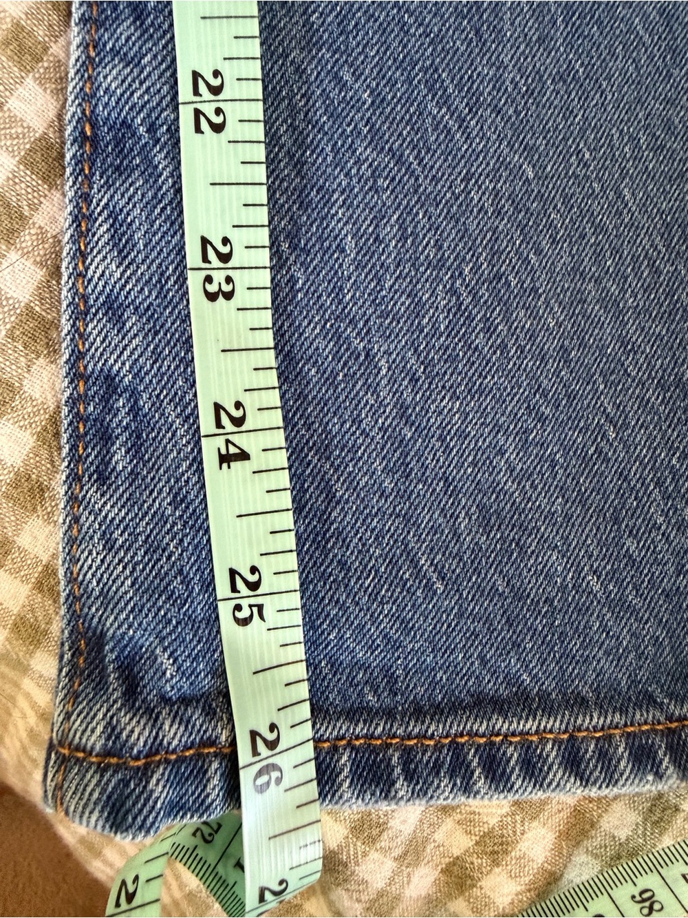 Ann Taylor The Straight High Rise Medium Blue Jeans 8 - Picture 7 of 8